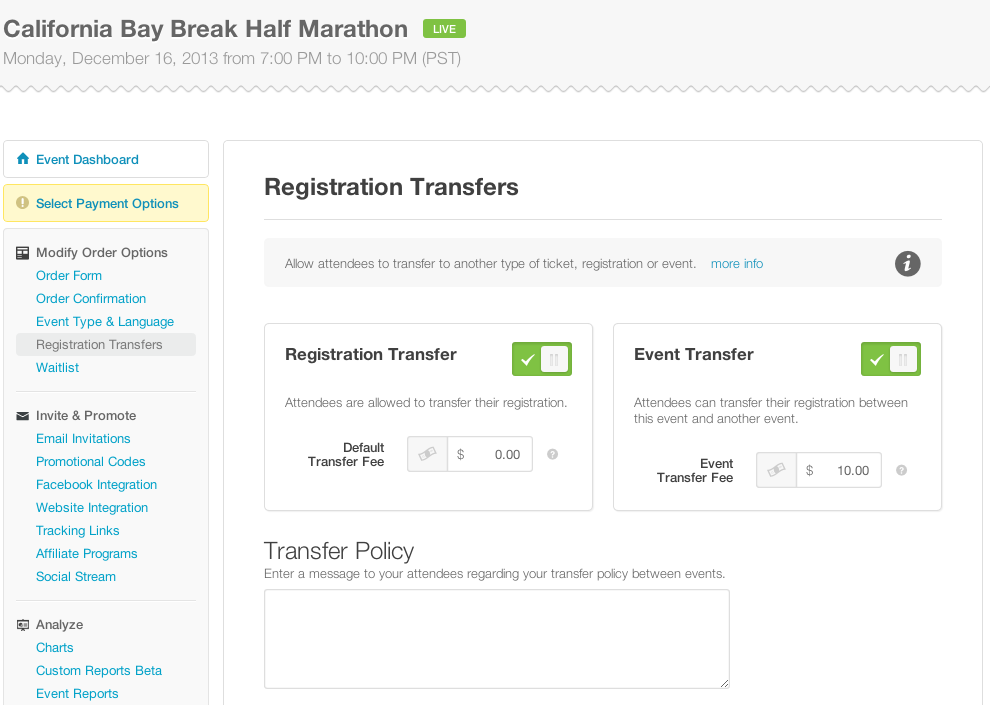 New Streamlined Way for Attendees to Transfer Their Registrations